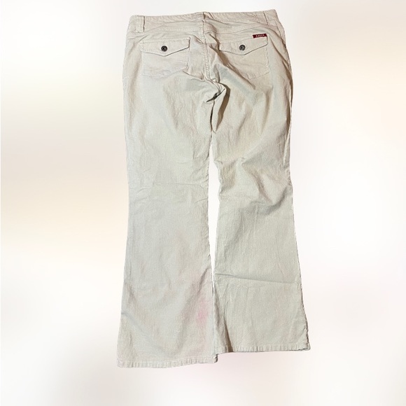 Y2K vtg guess flared super soft curduroy style pants womens m/L - Picture 4 of 12